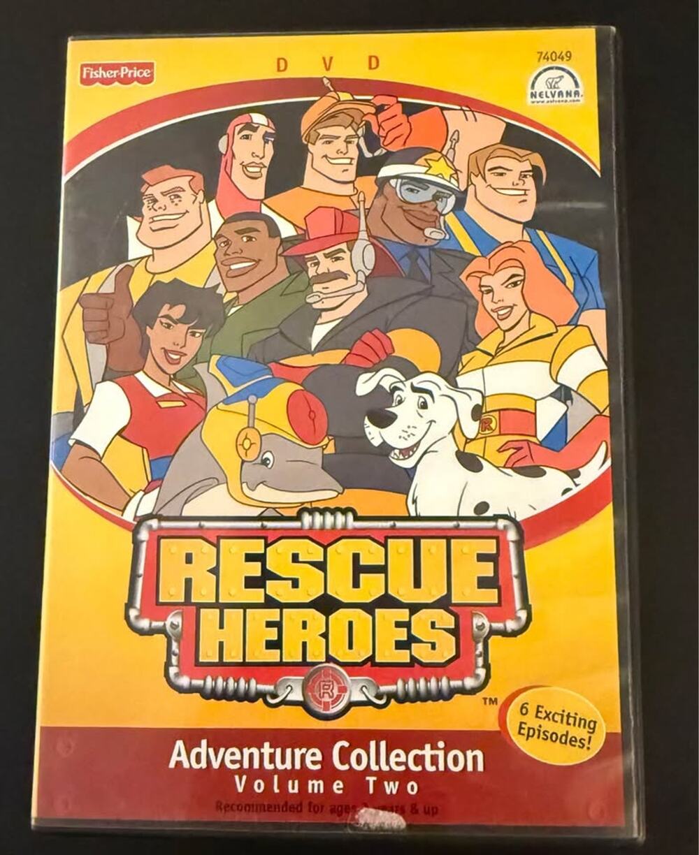 Rescue Heroes Adventure Collection Volume Two (DVD 1999) 6 Episodes Fisher-Price